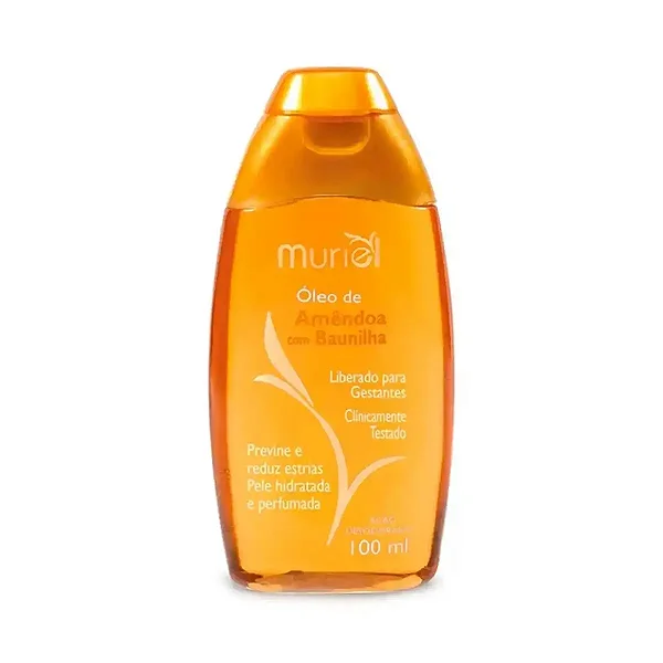 Óleo Corporal Amêndoas Com Baunilha 100ML Muriel