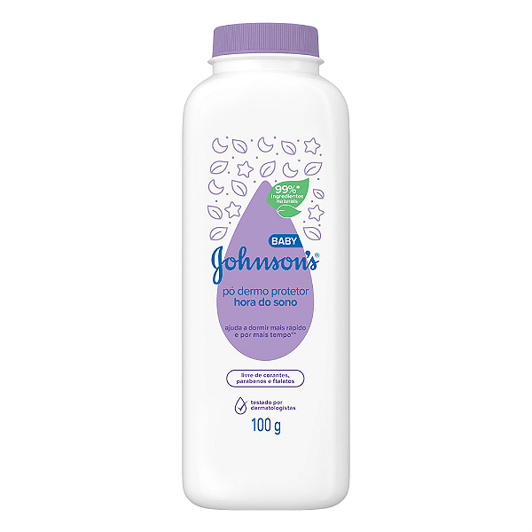 Talco Baby Dermo Hora Do Sono 100G Johnson's