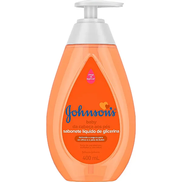 Sabonete Líquido Glicerina Baby Cabeça Pés 400ML Johnson's