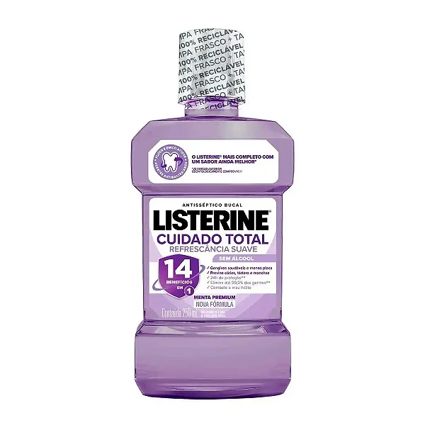 Refrescante Bucal Cuidado Total Zero 250ML Listerine