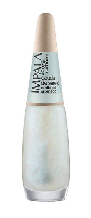 Esmalte Cor da Moda Pó Cromado Cauda De Sereia 7,5ML Impala