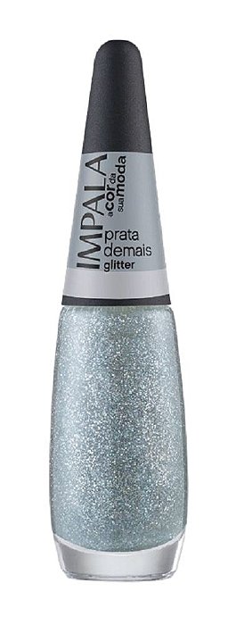 Esmalte Cor Da Moda Prata Demais 7,5ML Impala
