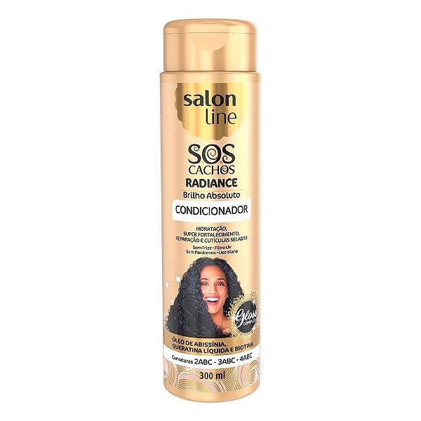 Condicionador sos cachos radiance brilho absoluto 300ml