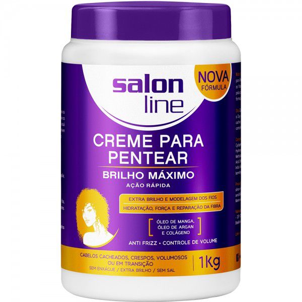 Creme de pentear Brilho máximo 1kg