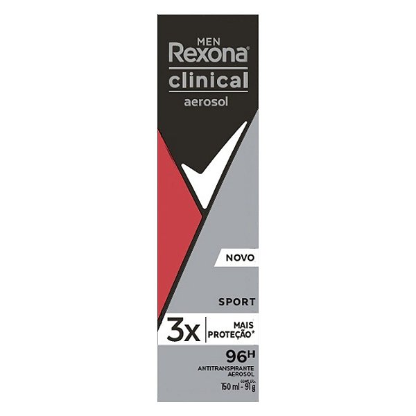 Desodorante aerosol Rexona Men Clinical Sport 150ml