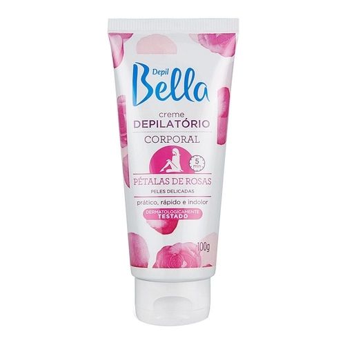 Creme Depilação Corporal Petalas De Rosas 100G Depil Bella