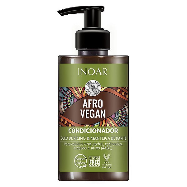 Condicionador Afro Vegan Oleo De Ricino 300ml