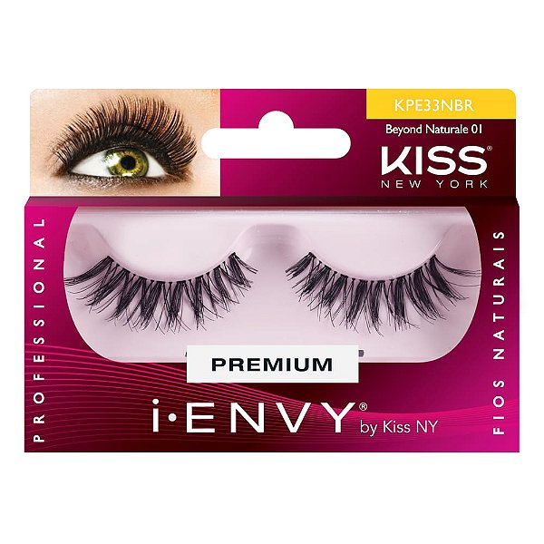 Cílios Beyond Naturale 01 Ref. Kpe33Br Kiss New York