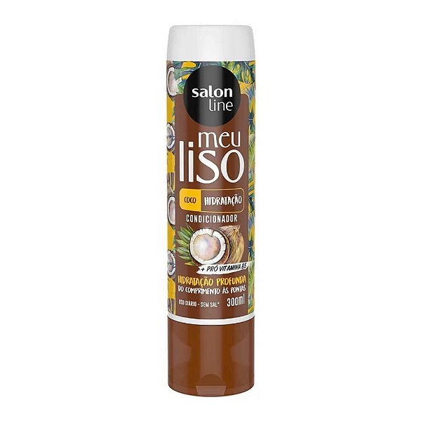 Condicionador Meu Liso Coco Hidratacao Profunda 300ml