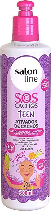 Ativador de Cachos Salon Line SOS Cachos TEEN 300ml fl173