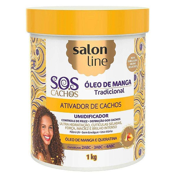 Ativador de Cachos Salon Line Manga Tradicional 1kg