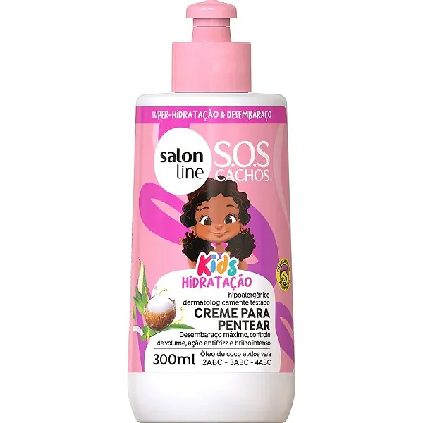 Creme de Pentear Salon Line SOS Cachos Kids 300ml