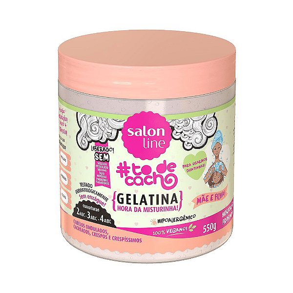 Gelatina Salon Line #todecacho Mãe e Filha 550g
