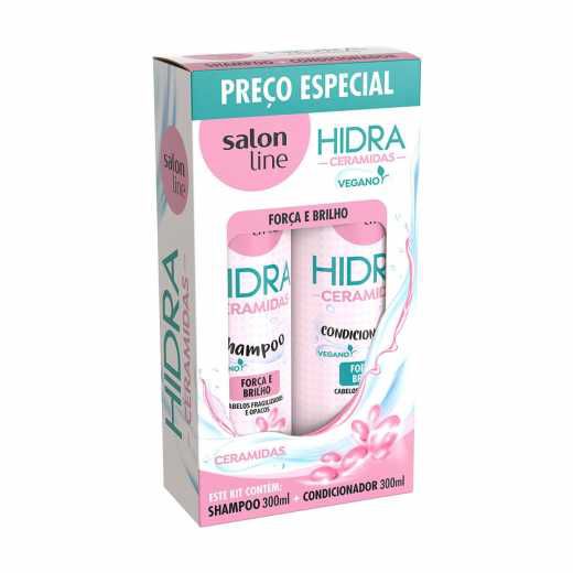 Kit Salon Line Hidra Ceramidas Shampoo e Condicionador 300ml