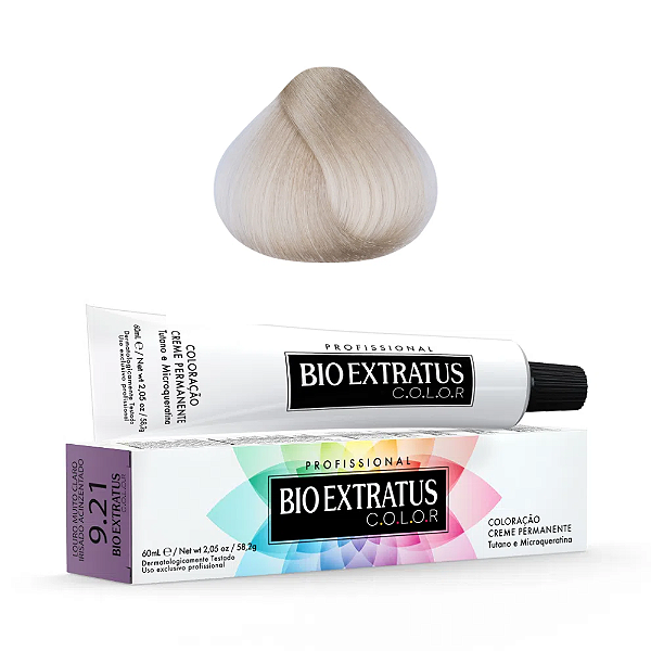 Coloração Profissional Bio 9.21 58,2G Bio Extratus