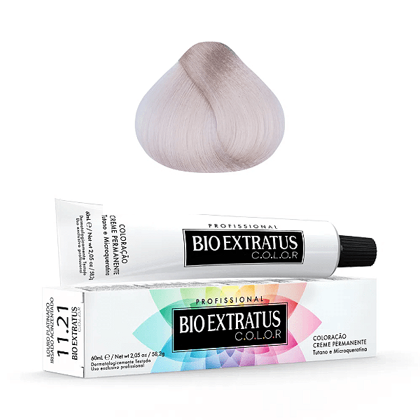 Coloração Profissional Bio 11.21 58,2G Bio Extratus