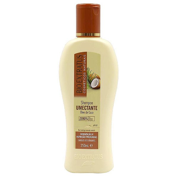 Shampoo umectante oleo de coco 250ml