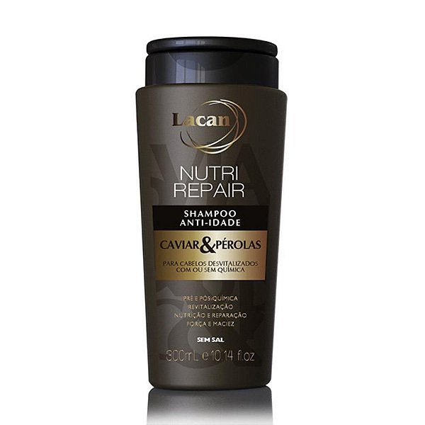 Shampoo anti idade caviar e perolas 300ml