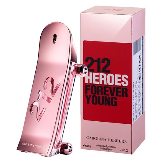 Perfume Carolina Herrera 212 Heroes Forever Young Feminino EDP 80ml