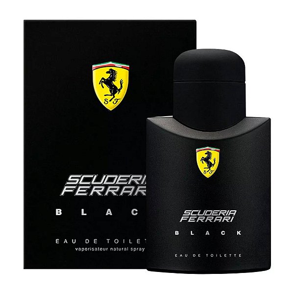 COMBO COM 5 Perfumes Ferrari Black Masculino EDT 125ml