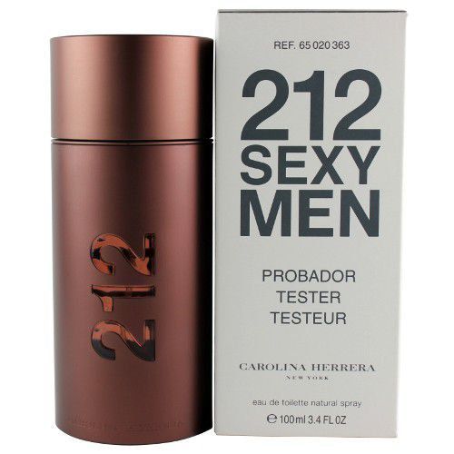 TESTER Perfume Carolina Herrera 212 Sexy Masculino EDT 100ml