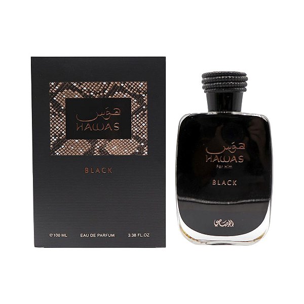 Perfume Rasasi Hawas Black Masculino EDP 100ML