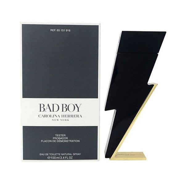 TESTER Perfume Carolina Herrera Bad Boy Masculino EDT 100ml