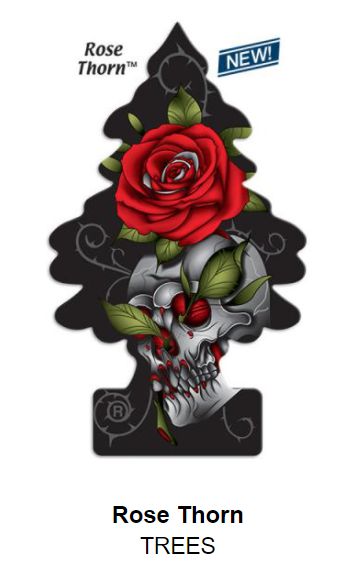 Little Trees Rose Thorn Ideal Para Seu Carro e Ambientes