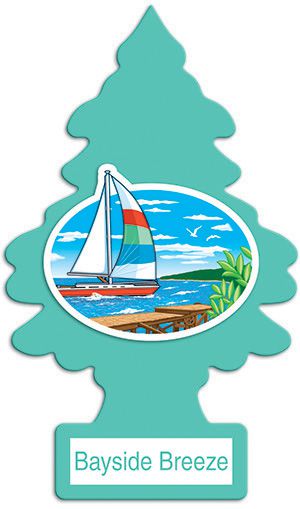 Little Trees Aroma Bayside Breeze (Aroma de Briza do Mar), Ideal Para Seu Carro e Ambientes