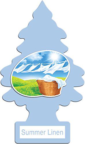 Little Trees Aroma Summer Linen (Cheiro de Linho de verão), Ideal Para Seu Carro e Ambientes