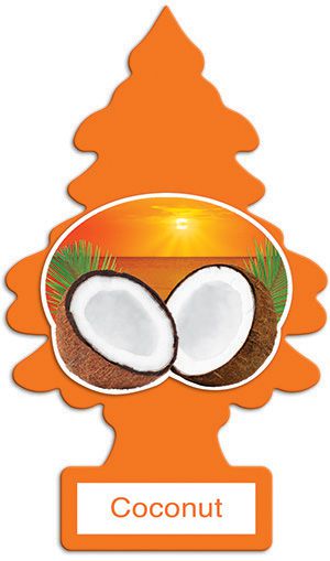 Little Trees Coconut (Aroma de coco), Ideal Para Seu Carro e Ambientes