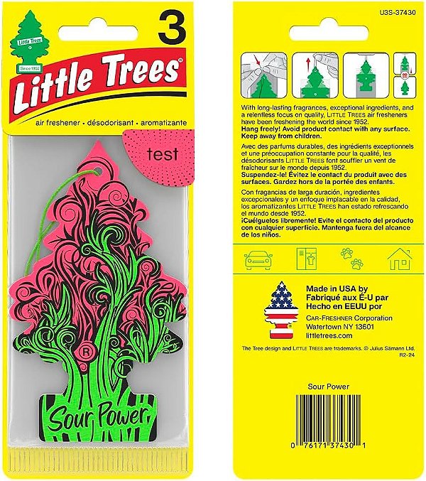 Little Trees Sour Pour Com 3 Unidades