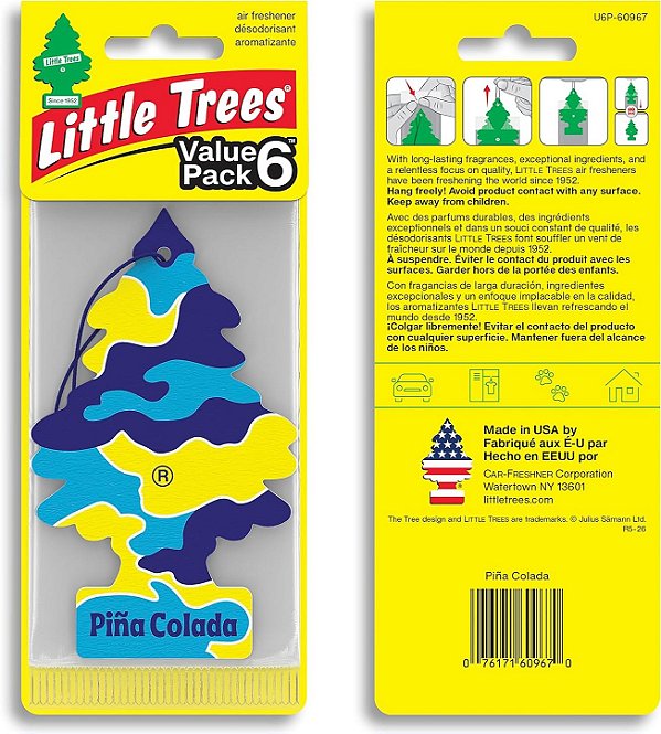 Little Trees Pina Colada 6 Unidades