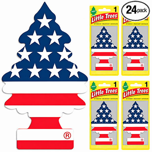 Pacote com 24 Little Trees Vanilla Pride ( Aroma Baunilha )