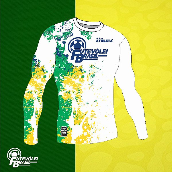 Camisa Térmica UV Manga Longa Coleção 2022/2023 - Futevôlei Brasil