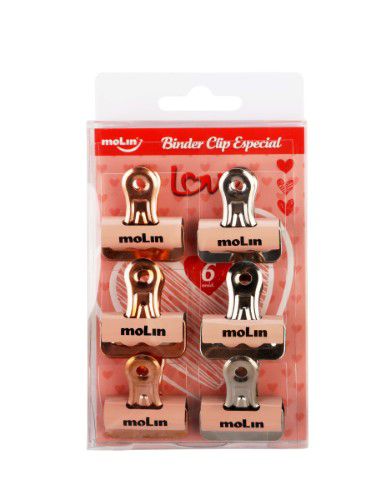 Binder Clips 30mm C/6 Especial - Molin