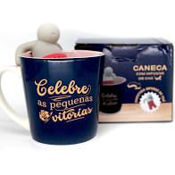 Caneca 350ml C/infusor Cha Celebre - Zona