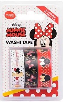 Fita Washi Tape 15mmx3m C/3 Minnie - Molin