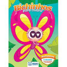 Colorir Bichinhos - Borboletas - Bicho Esperto