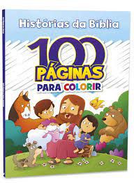 100 Paginas P/colorir Historias Da Biblia - Bicho
