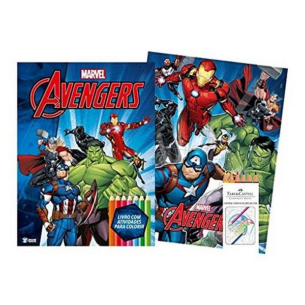 Marvel Kit Diversao Avengers - Bicho Esperto