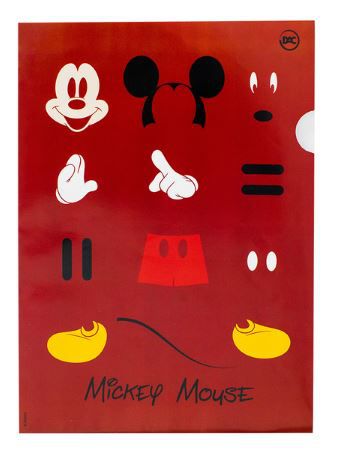 Pasta Em L Cartao Mickey - Dac
