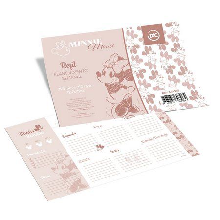 Refil Caderno 12f Anotacoes Minnie - Dac