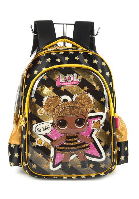 Mochila Costas Lol Surprise Preto - Luxcel