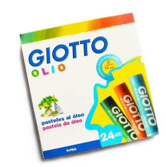 Giz Pastel Oleoso Giotto 24 Cores - Canson