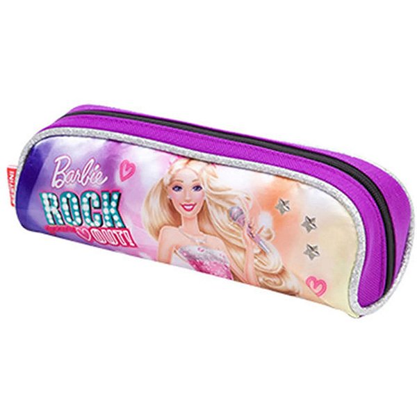 Estojo Barbie Rock N Royals Roxo - Sestini