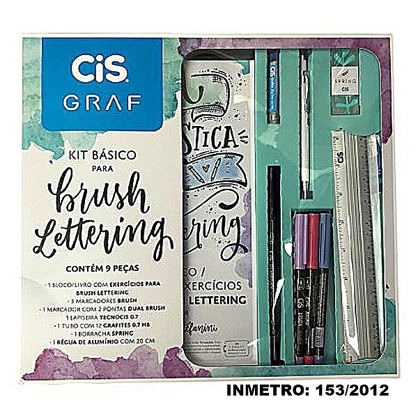 Kit Bloco Lettering C/9 Pecas - Cis