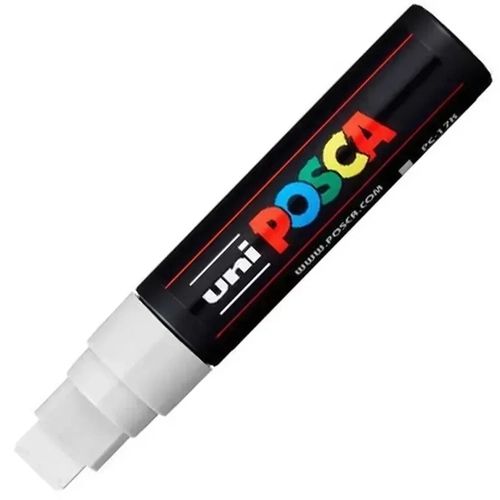 Caneta Bulled Shaped Posca 17k Branca - Uni Ball