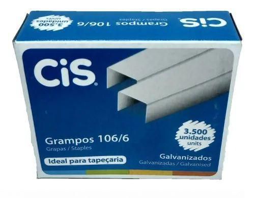 Grampo 106/6 C/3500 Galvanizado - Cis