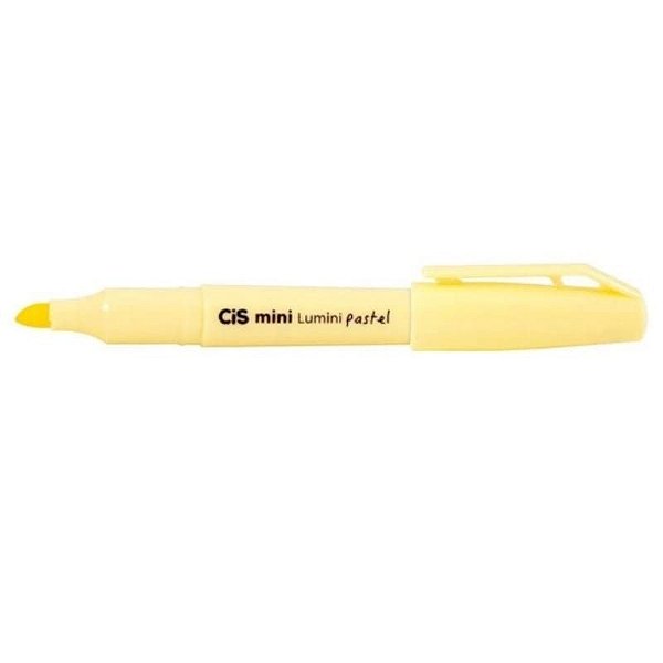 Marcador Texto Mini Lumini Pastel Amarela - Cis